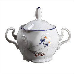 Цукорниця Thun Bernadotte (Гуси) 220мл фарфор (5936В51)