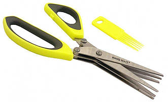 Ножиці KingHoff для зелені з 3 лезами метал (3673 KH)