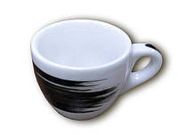 Чашка Ancap Roma Millecolor Hand Painted espresso 75мл фарфор (35117 Black)