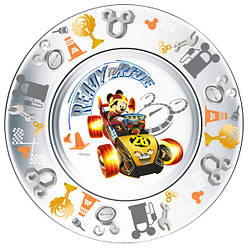 Тарілка Гусак Кришталевий Мікі перегонник d19,6 см (16с1914/4ДЗ Міккі перегонник)