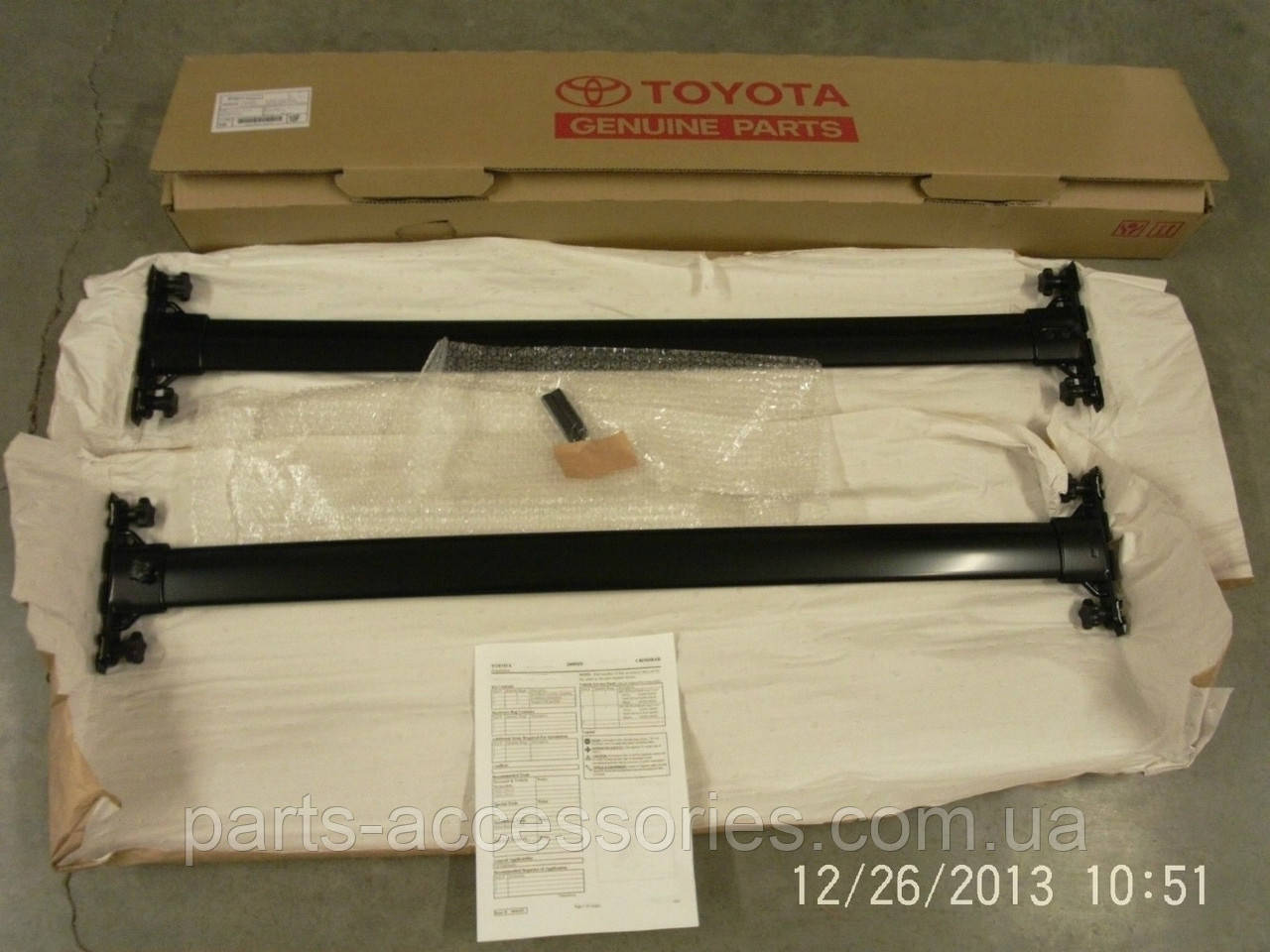 Toyota Highlander 2008-2013 Рейлінги поперечини на дах Нові Оригінал