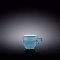 Чашка Wilmax Spiral Blue 110мл фарфор (669634/А WL)
