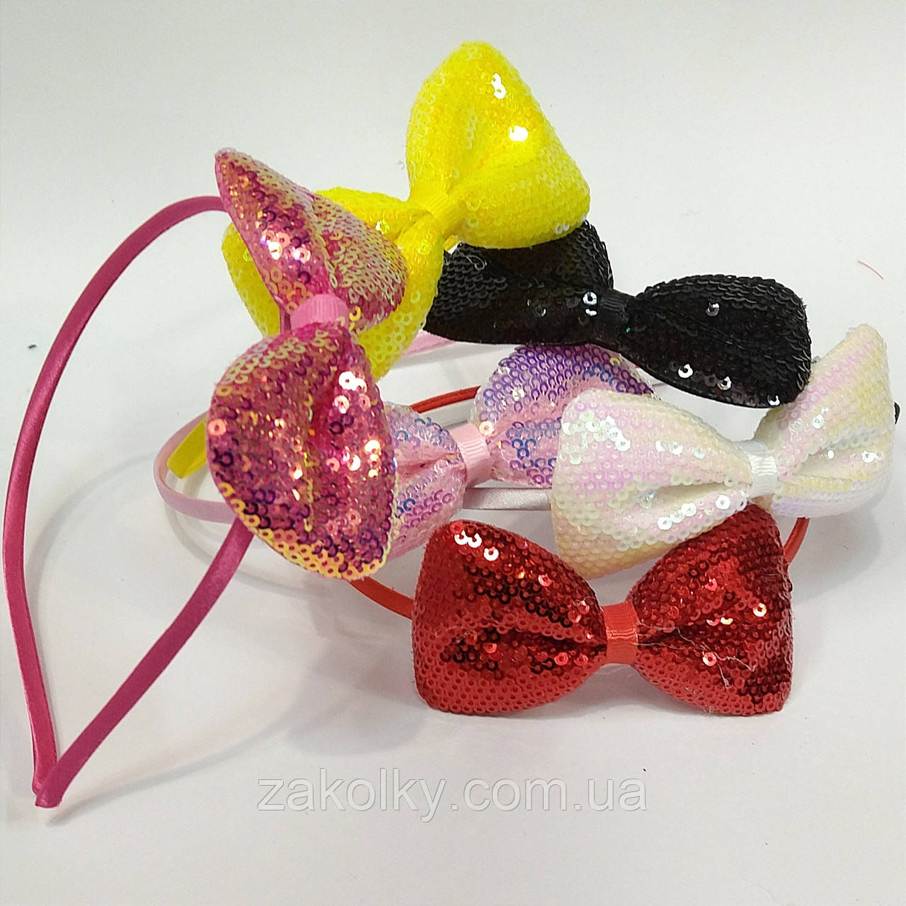 Обруч для волосся "Бантик у паніку"