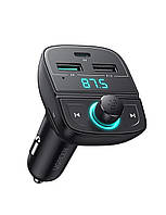 Автомобильное зарядное устройство для телефона UGREEN Bluetooth FM Transmitter Black (CD229)