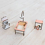 Комплект меблів для маленьких ляльок 20 пердметів, фото 2