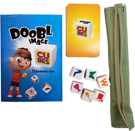 Настільна гра "Doobl Image Сubes" квадрат Danko Toys, фото 4