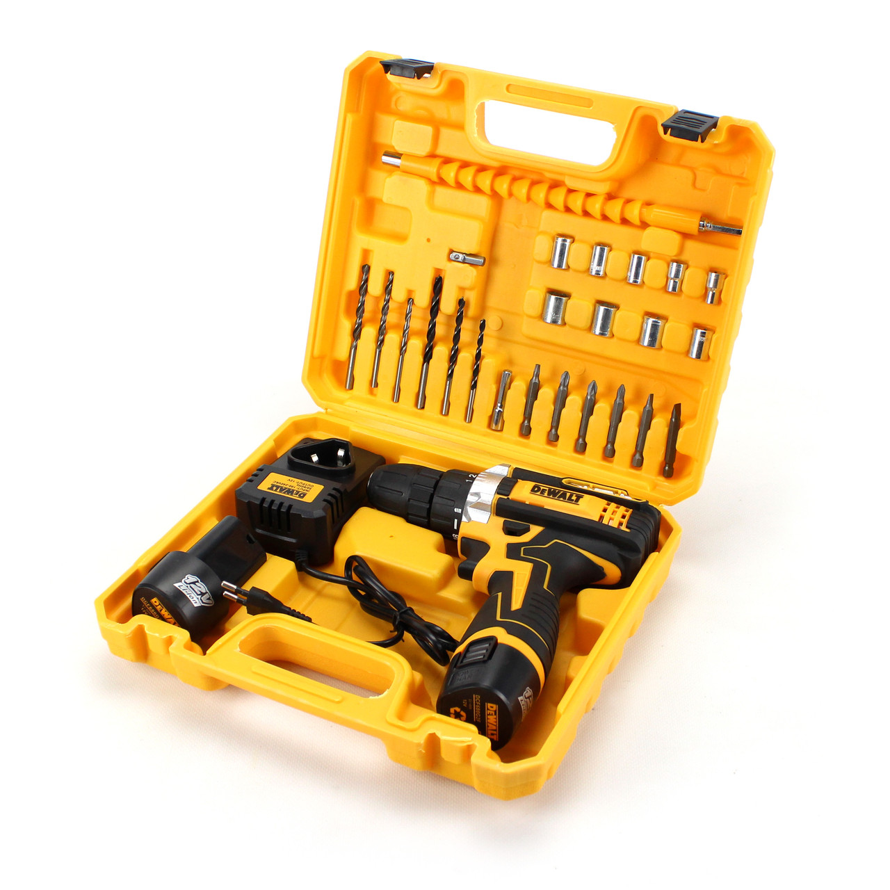 Акумуляторний шуруповерт DeWALT DCF680G2F (12V 2AH) з набором інструментів. Шуруповерт Деволт