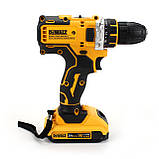 Акумуляторний шуруповерт DeWALT DCD791 (24V, 6AH) з набором. Акумуляторна дриль-шуруповерт Деволт, фото 5