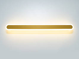 Світлодіодний світильник із лінійною підсвіткою, колір золото, 34 W на 5 мм 7291-600GD-LS