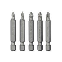 Набор бит Intertool STORM PH1, PH2, PZ1, PZ2 1/4"х50мм 5шт (VT-0205)