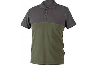 URFT Футболка Polo бавовна темно-зелена - асфальтова M, L, XL, 2XL Hoegert HT5K419