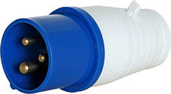 Силова вилка переносна 3п., 230В, 16А