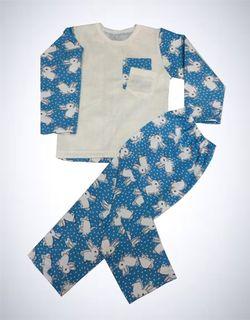 Пижама детская комбинированная (начес) - фото 1 - id-p1570449909