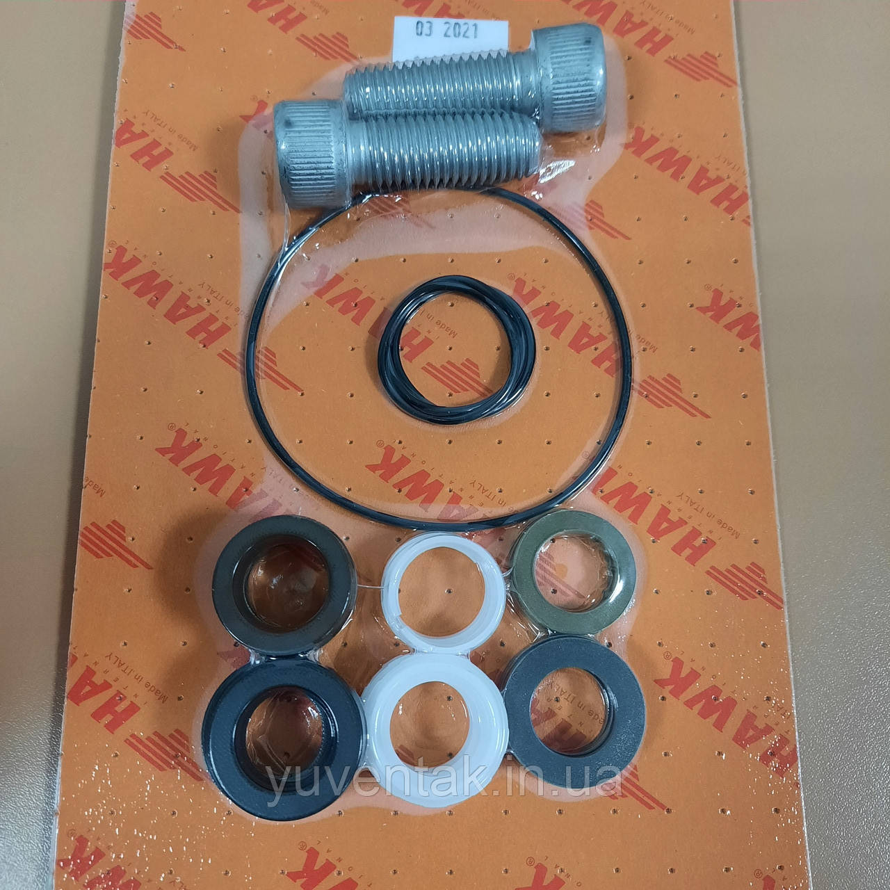 Ремкомплект, сальники, манжет для помп Hawk серії NHD, давл. 200бар., 1450 про.