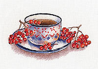 Набор для вышивки крестом ТМ Овен 1452 Рябиновый чай