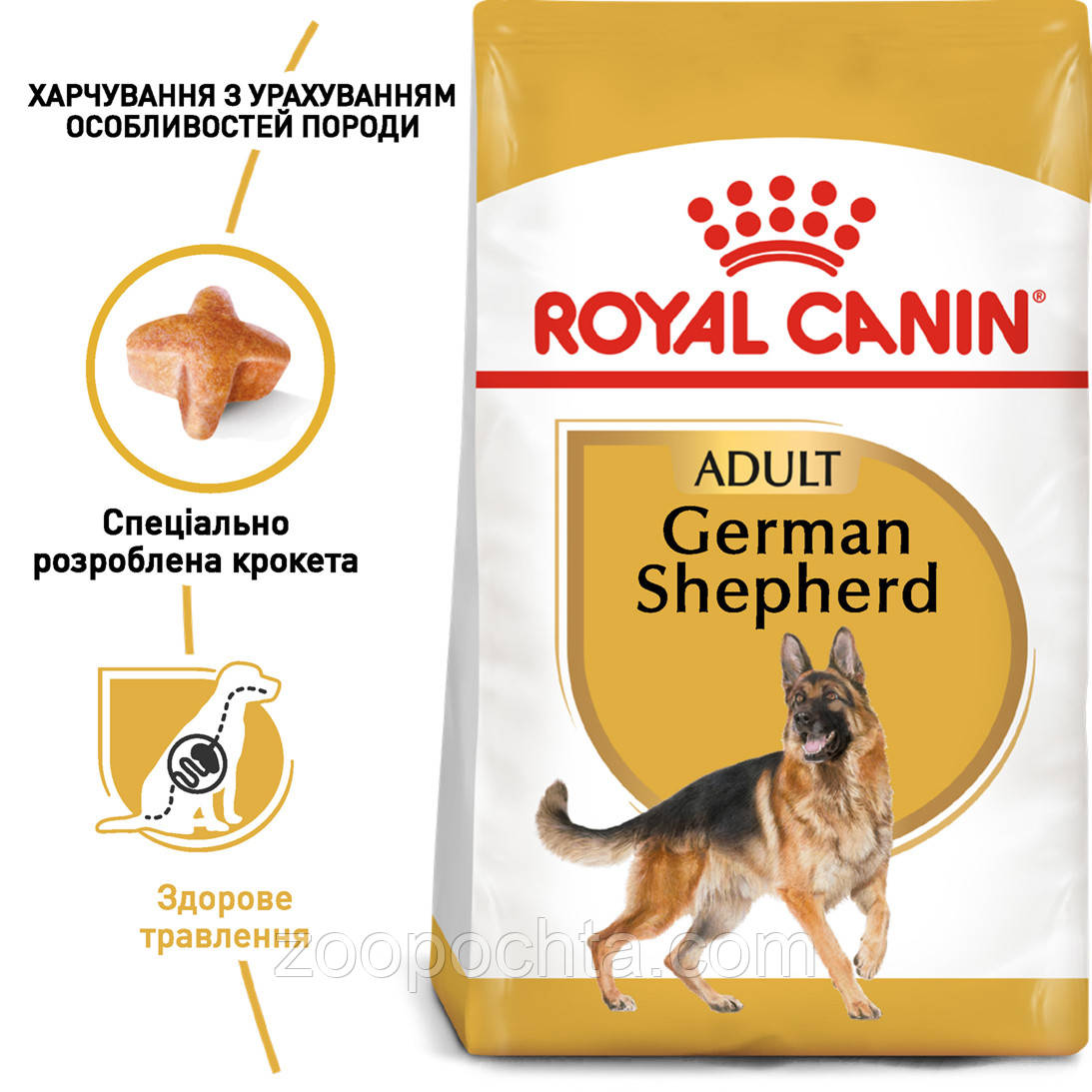 Сухий корм Royal Canin German Shepherg Adult (Роял Канін Джерман Шеперд) для собак, 11 КГ