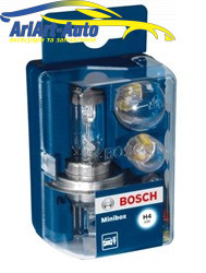 Набір запасних ламп BOSCH H4 12V