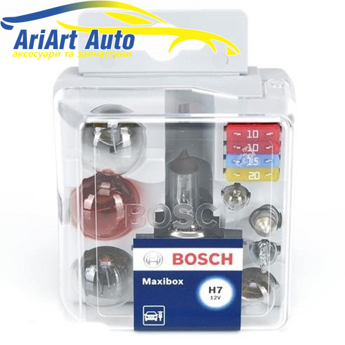 Набір запасних ламп Bosch H7 Maxibox 12V, фото 1