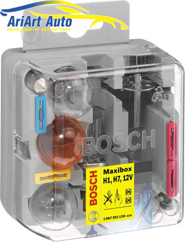 Набір запасних ламп Bosch H7 і Н1 Maxibox 12V