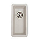 Кухонна мийка кам'яна Віга плюс білий. Доповнення до мийки Вега. Гранітна зі штучного каменю раковина