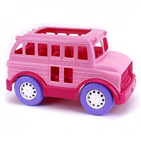 Игрушка школьный Автобус ТехноК 7129 розовый детская машинка пластиковая большая для детей машина