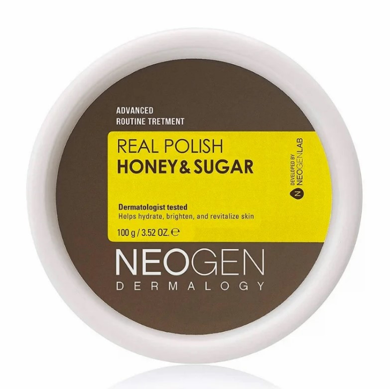 Скраб для обличчя з чорним цукром і медом Neogen Real Polish Honey&Sugar 100 г
