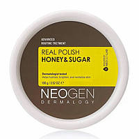 Скраб для обличчя з чорним цукром і медом Neogen Real Polish Honey&Sugar 100 г