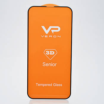 Захисне скло Veron 3D Tempered Glass Senior Protector для iPhone 13 Pro Max 6.7" (Black)