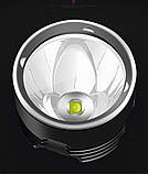 Яскравий ручний ліхтар 1600LM USB (як XHP50, XHP90, Police, Boruit, Trlife, Bailong) Без батареї, фото 7