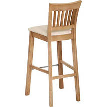 Барний стілець дерев'яний зі спинкою для кухні кафе та ресторанів з м'яким сидінням Райнес (Вікторія) різні кольори, фото 2
