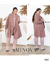Модное женское пальто Ткань Кашемир 52 размер