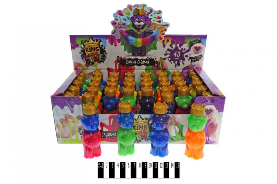 Слайм лизун "King Slime", 11*3см (40шт)