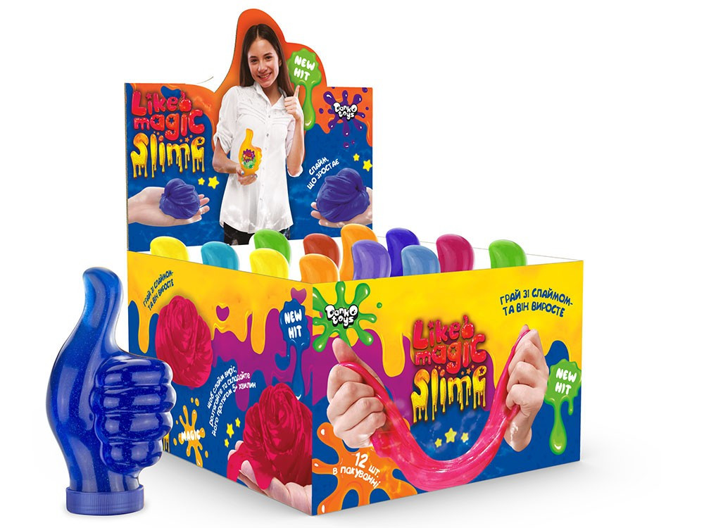 Слайм лизун «LIKE Magic Slime», українська (12шт)