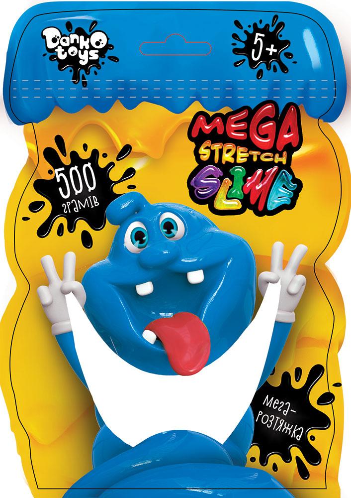 Слайм лизун "Mega Stretch Slime" 500г, український, пак. 2*14 см (10 шт.)