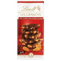 Шоколад Lindt Les Grandes Almond & Salt Dark Chocolate 150 g