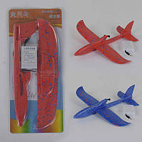 Планер, 2 кольори, батар., пропелер, на планш. 38*17см (120 шт.)