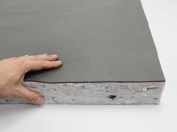 Шумоізоляція для авто повстяна вологостійка ІВ-52К, самоклейка, товщина 52мм, лист 100×60