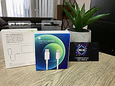 Кабель для iPhone Lightning to Type C Cable 1m, фото 3