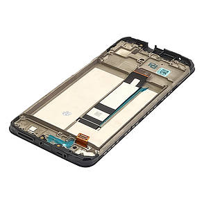 Дисплей (lcd екран) для Xiaomi Redmi 9T/ Poco M3 з чорним тачскріном і корпусних рамкою, фото 2