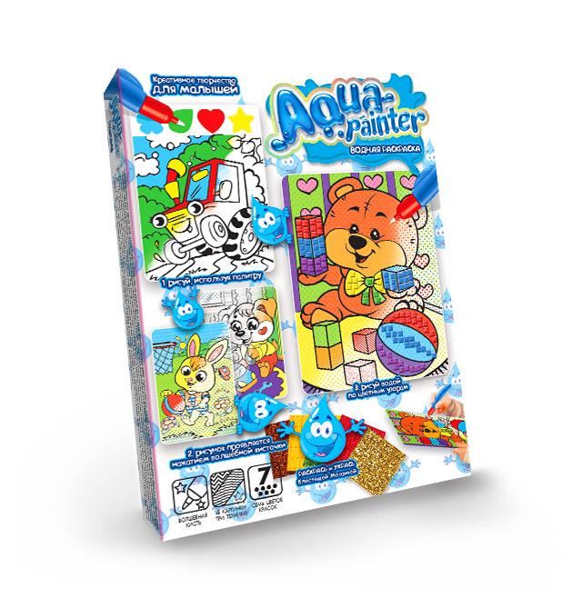 Набір для творчості "AQUA PAINTER" рос., в кор. 27*20*3см (18шт), фото 1