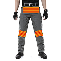 Чоловічі штани карго з підігрівом "Eco-Obigriv P-Rib Stop" на 3 зони, непромокаючі, тактичні, похідні штани G XL