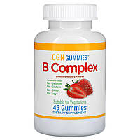 Комплекс витаминов группы B (B-Complex) California Gold Nutrition 45 жевательных таблеток