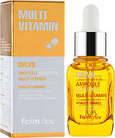 Ампульних сироватка для обличчя FarmStay DR-V8 Ampoule Solution Multi Vitamin 30 мл