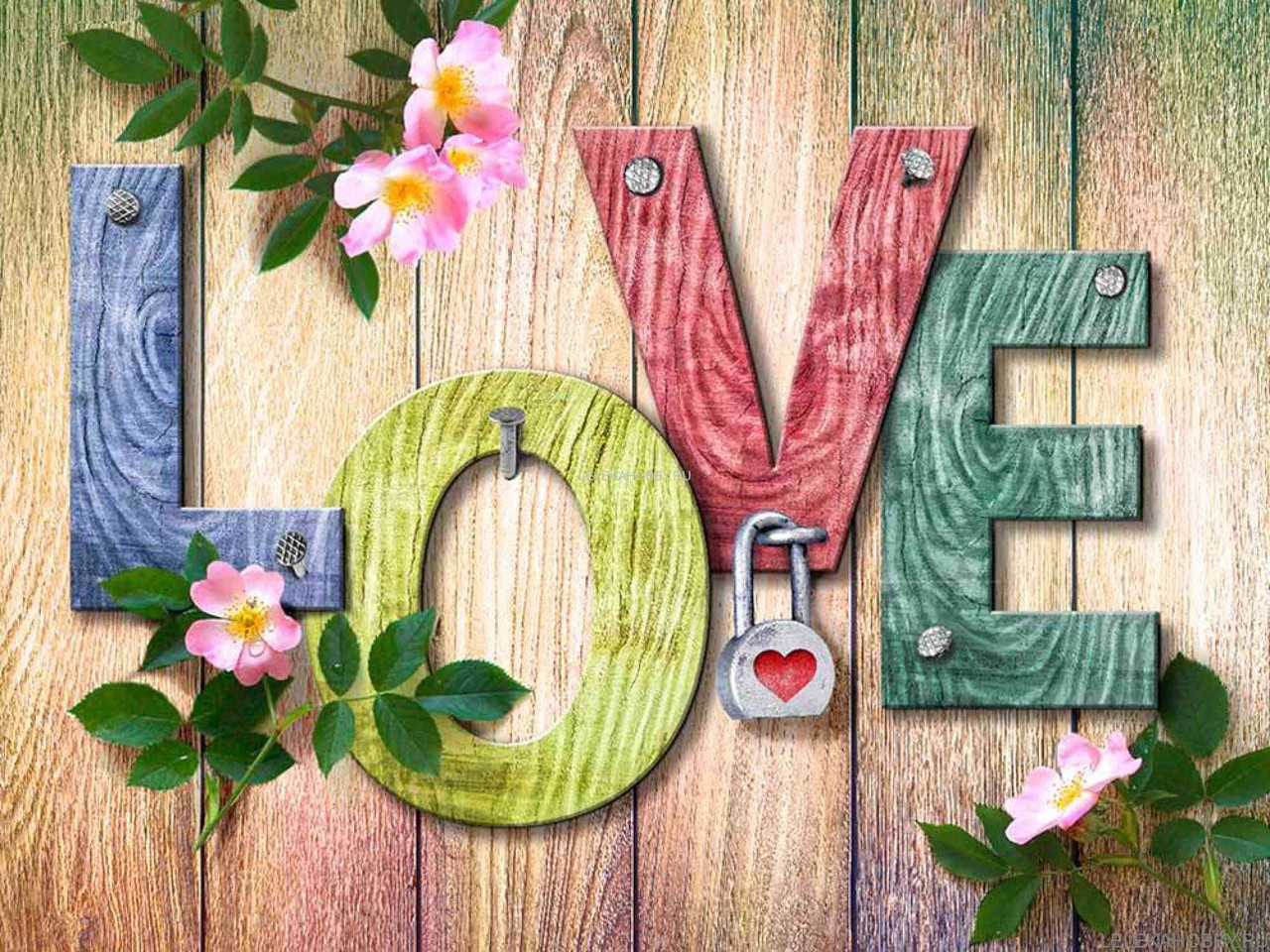 Діамантова мозаїка Моє кохання My-Art TN1085 (30 x 40 см) на підрамнику, фото 1