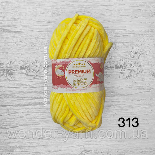Плюшевая пряжа Premium Yarns Baby Love / Премиум Ярнс Беби Лав. 313 ...