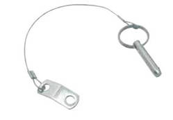 Трос запобіжний, арт. 859026 25, нержавіюча сталь А2, 6X25мм