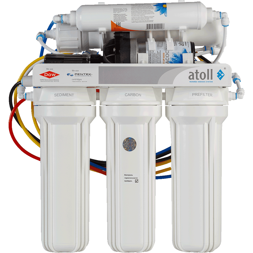 Фильтр обратного осмоса Atoll A-550 P STD с соленоидным клапаном - фото 1 - id-p480522859