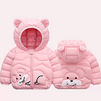 Куртка дитяча для дівчинки демісезон Китай -110-120 рожевий