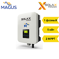 Сетевой инвертор Solax Х1-5.0-T-D (5 кВт 1 фазный 2 MPPT)