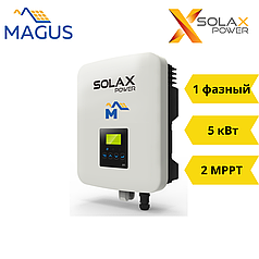 Мережевий інвертор Solax Х1-5.0-T-D (5 кВт 1 фазний 2 MPPT)